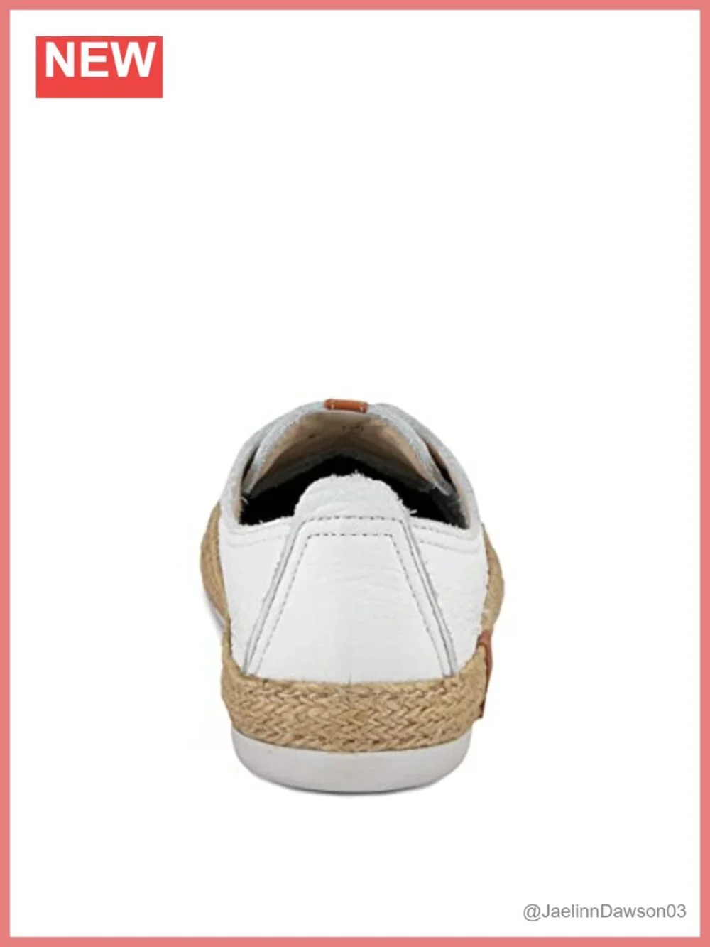 Leather Lace-Up Espadrilles Mid Heel Comfort Walking Shoes